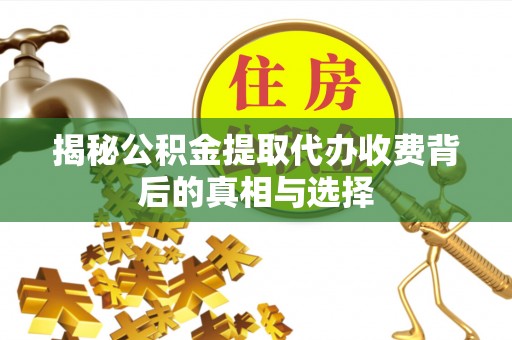 桃山揭秘公积金提取代办收费背后的真相与选择