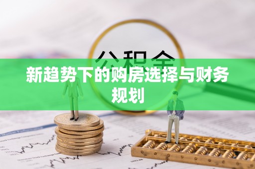 桃山新趋势下的购房选择与财务规划
