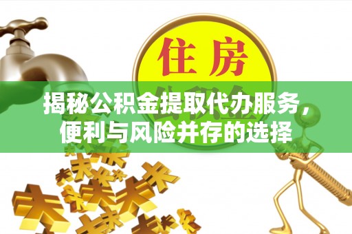 桃山揭秘公积金提取代办服务，便利与风险并存的选择