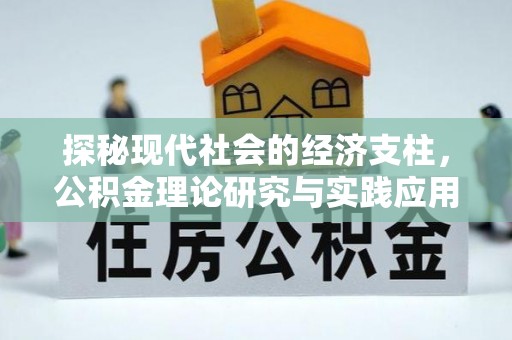 桃山探秘现代社会的经济支柱，公积金理论研究与实践应用