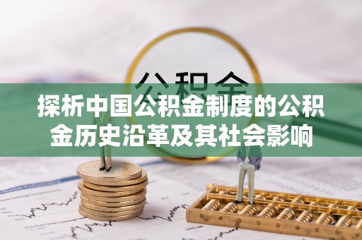 桃山探析中国公积金制度的公积金历史沿革及其社会影响