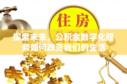 桃山探索未来，公积金数字化服务如何改变我们的生活