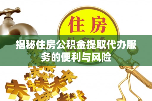 桃山揭秘住房公积金提取代办服务的便利与风险