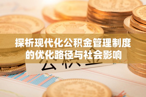 桃山探析现代化公积金管理制度的优化路径与社会影响