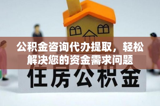 桃山公积金咨询代办提取，轻松解决您的资金需求问题