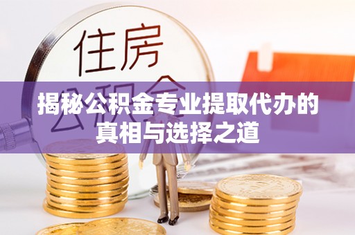 桃山揭秘公积金专业提取代办的真相与选择之道