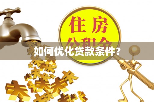 桃山如何优化贷款条件？