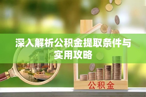 桃山深入解析公积金提取条件与实用攻略