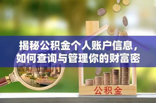 桃山揭秘公积金个人账户信息，如何查询与管理你的财富密码
