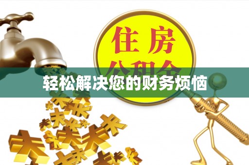 桃山轻松解决您的财务烦恼