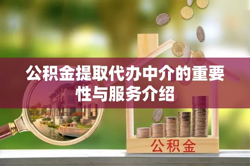 桃山公积金提取代办中介的重要性与服务介绍