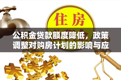 桃山公积金贷款额度降低，政策调整对购房计划的影响与应对策略
