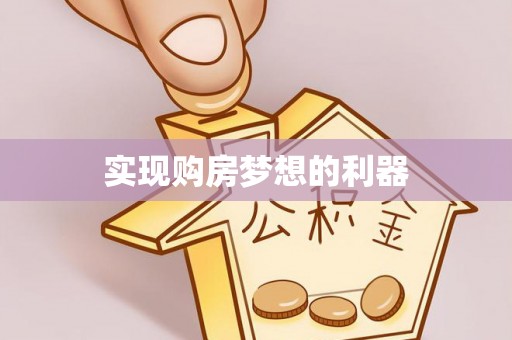 桃山实现购房梦想的利器