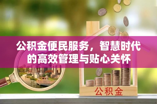 桃山公积金便民服务，智慧时代的高效管理与贴心关怀